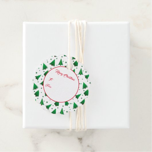 kerstcadeau-Label Bedankjes Labels (In situ)