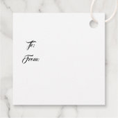 kerstcadeau-Label Bedankjes Labels (Achterkant)