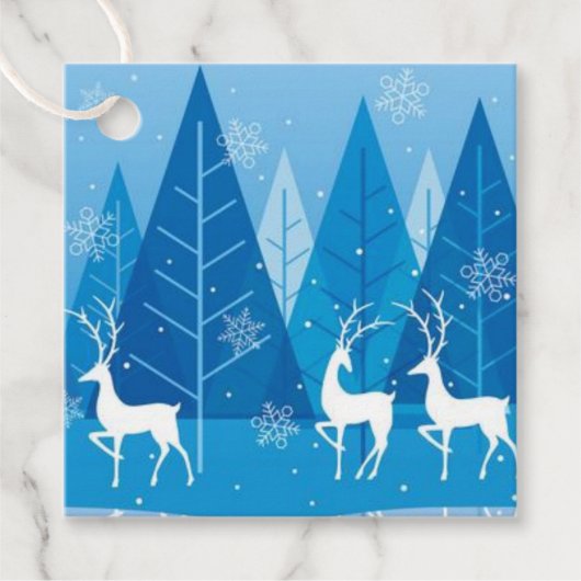 kerstcadeau-Label Bedankjes Labels (Voorkant)