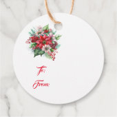 kerstcadeau-Label Bedankjes Labels (Achterkant)