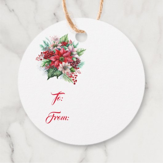 kerstcadeau-Label Bedankjes Labels (Achterkant)