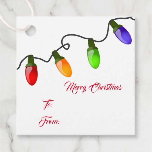 kerstcadeau-Label Bedankjes Labels (Voorkant)