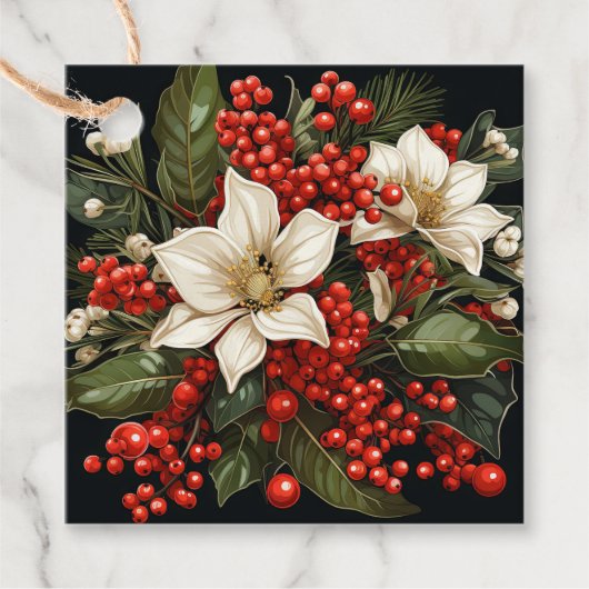 kerstcadeau-Label Bedankjes Labels (Voorkant)