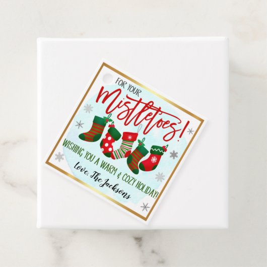 kerstcadeau-Label Bedankjes Labels (In situ)