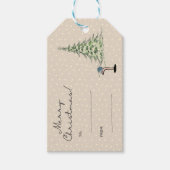 kerstcadeau-Label Cadeaulabel (Voorkant)