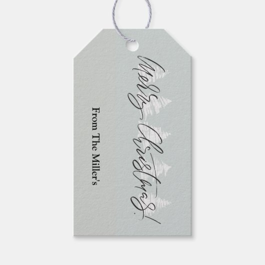 kerstcadeau-Label Cadeaulabel (Voorkant)