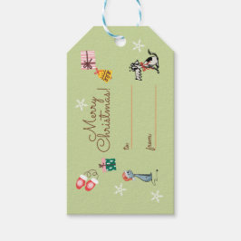 kerstcadeau-Label Cadeaulabel