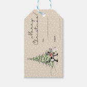 kerstcadeau-Label Cadeaulabel (Voorkant)