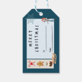 kerstcadeau-Label Cadeaulabel (Voorkant)
