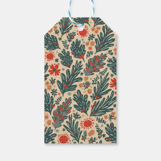 Kerstcadeau label cadeaulabel (Achterkant)