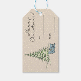 kerstcadeau-Label Cadeaulabel