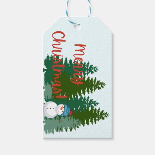 kerstcadeau-Label Cadeaulabel (Voorkant)