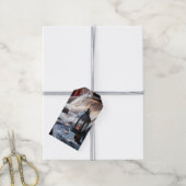 kerstcadeau-label cadeaulabel (Met Touw)