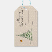 kerstcadeau-Label Cadeaulabel (Voorkant)