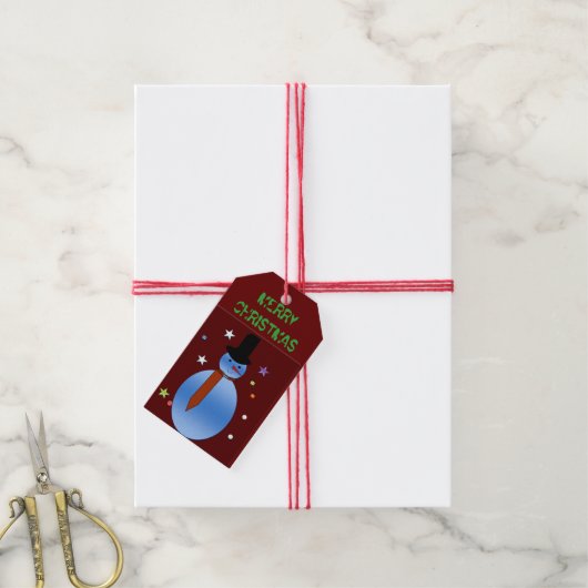 kerstcadeau-label cadeaulabel (Met Touw)