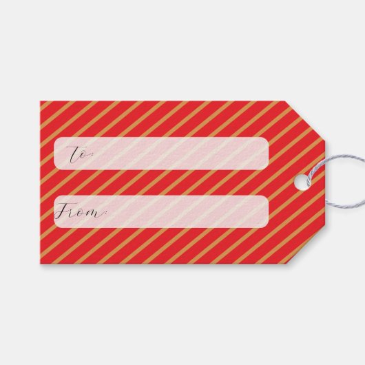 kerstcadeau-Label Cadeaulabel (Voorkant (Horizontaal))