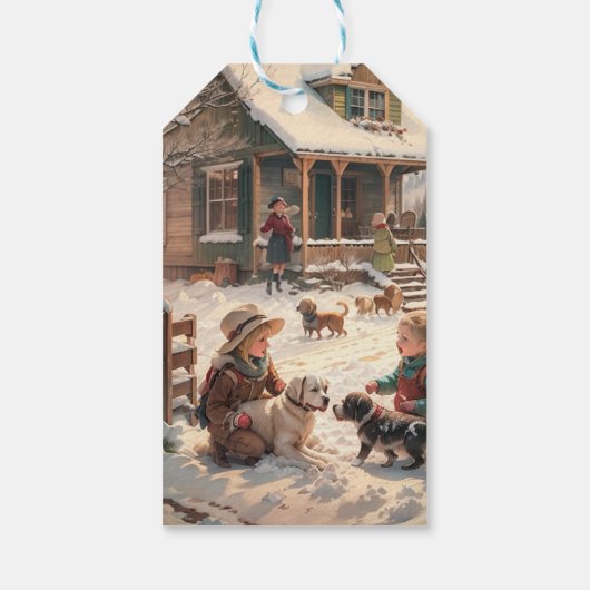 kerstcadeau-Label Cadeaulabel (Achterkant)