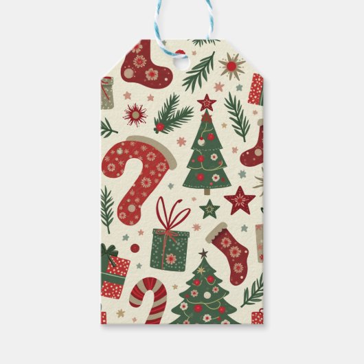 kerstcadeau - label cadeaulabel (Voorkant)