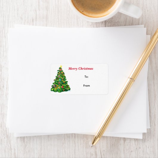 kerstcadeau-label etiket (Insitu)