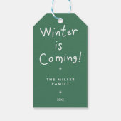 Kerstcadeau Label – Feestelijk Cadeaulabel (Achterkant)