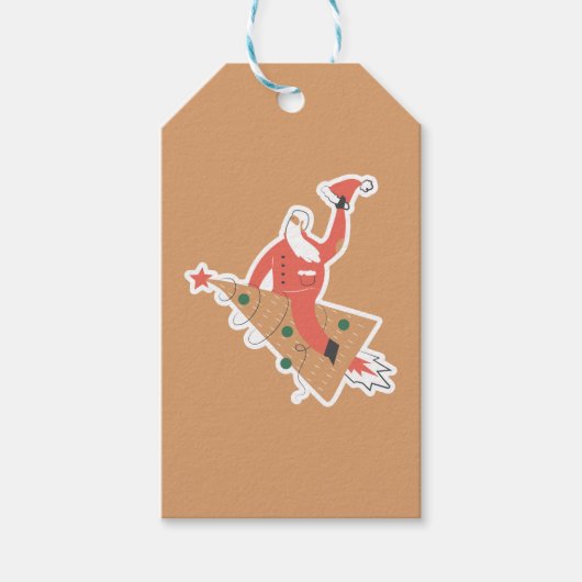 Kerstcadeau Label – Feestelijk Cadeaulabel (Voorkant)