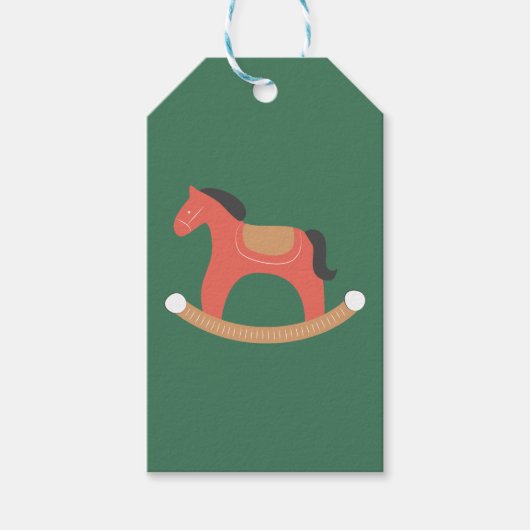 Kerstcadeau Label – Feestelijk Cadeaulabel (Voorkant)