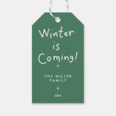 Kerstcadeau Label – Feestelijk Cadeaulabel (Achterkant)