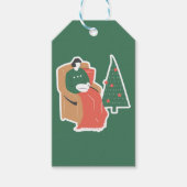 Kerstcadeau Label – Feestelijk Cadeaulabel (Voorkant)