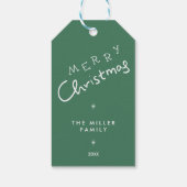 Kerstcadeau Label – Feestelijk Cadeaulabel (Achterkant)