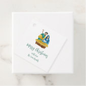 Kerstcadeau Label kerststal (In situ)