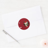 kerstcadeau label stickers met kerstcadeau (Envelop)