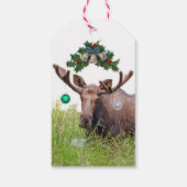 Kerstcadeau Label van eland Cadeaulabel (Achterkant)