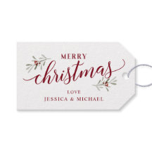 kerstcadeau-Label voor handgemaakte cadeautjes ach