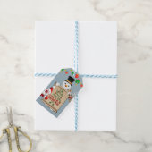 Kerstcadeau label voor kerstcadeaus cadeaulabel (Met Touw)