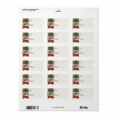  kerstcadeau Label voor kerstcadeaus in Santa Joll (Full Sheet)