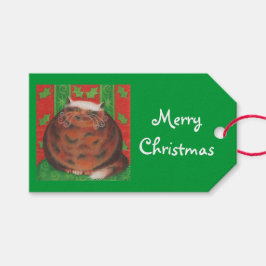 kerstcadeau labels groen cadeaulabel