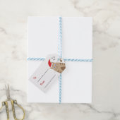 Kerstcadeau labels naam sint kat ho ho ho cadeaulabel (Met Touw)
