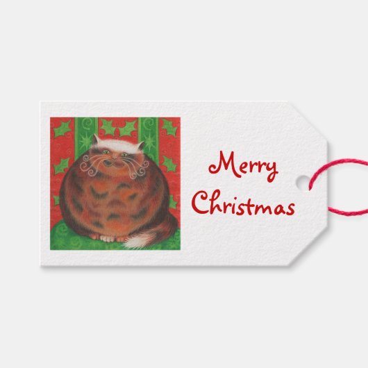 kerstcadeau labels wit kerstcadeau cadeaulabel (Voorkant (Horizontaal))