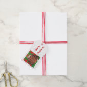 kerstcadeau labels wit kerstcadeau cadeaulabel (Met Touw)