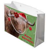 kerstcadeau large cadeautasje (Achterkant Gekanteld)