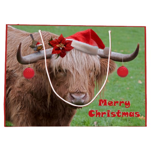 kerstcadeau large cadeautasje (Achterkant)