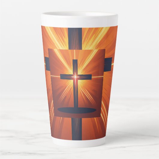 kerstcadeau latte mok (Voorkant)