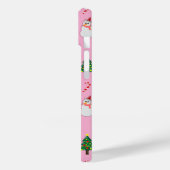 Kerstcadeau – Leuke Kerstpatroon met Sneeuwman Case-Mate iPhone Case (Achterkant / Links)