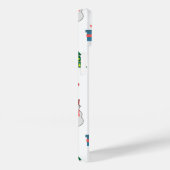 Kerstcadeau – Leuke Kerstpatroon met Sneeuwman Case-Mate iPhone Case (Achterkant / Rechts)