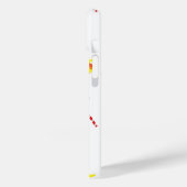 Kerstcadeau – Leuke Kerstpatroon met Sneeuwman Case-Mate iPhone Case (Achterkant / Links)