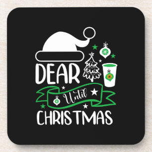 Kerstcadeau, liefste tot Kerstmis Bier Onderzetter