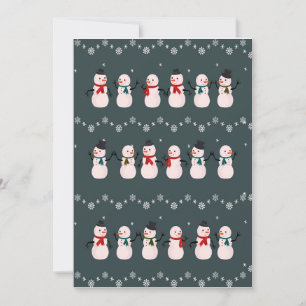 Kerstcadeau   Lieve Sneeuwman Door De Sneeuw Kaart