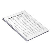 Kerstcadeau Lijst Notitieblok Notitieboek (Rechterzijde)
