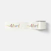 Kerstcadeau lint kerst geschenk verpakkingslint (Voorkant)