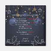 kerstcadeau magneet (Voorkant)